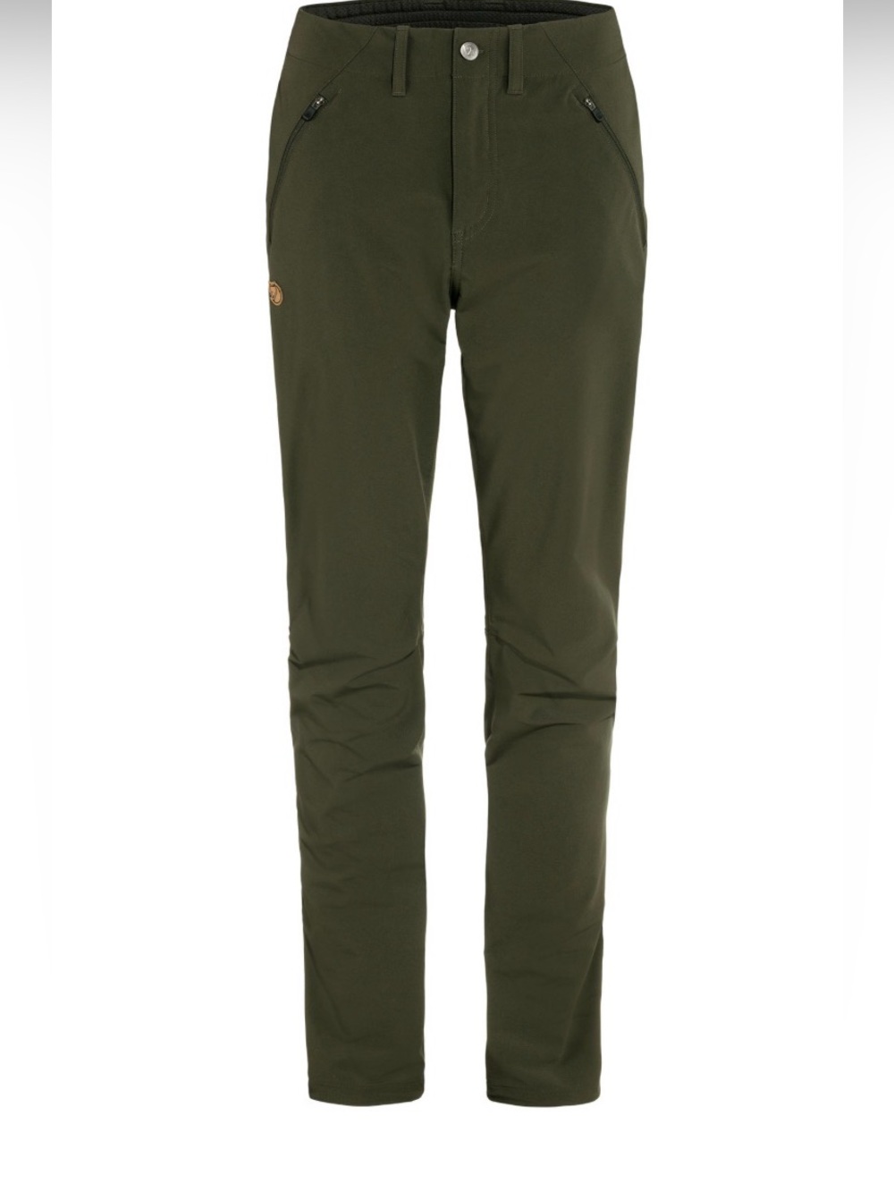NWT Fjall Raven Abisko Trail Stretch Trousers in Deep Forest Green